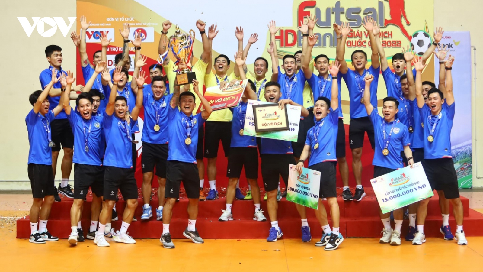 Sahako FC win national futsal HDBank championship 2022